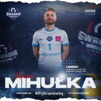 Adrian Mihułka pozostanie w zespole siatkarzy Gwardii