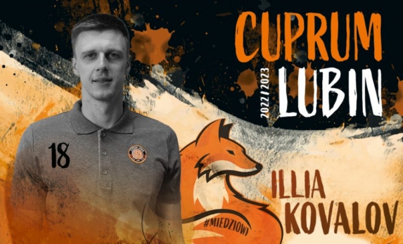 Ilja Kowaljov nowym siatkarzem Cuprum Lubin - fot. ks.cuprum.pl