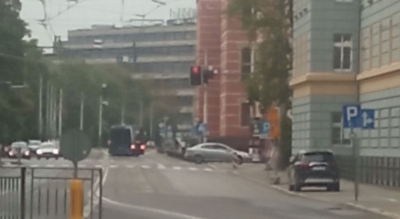 Wykolejenie tramwaju na Podwalu