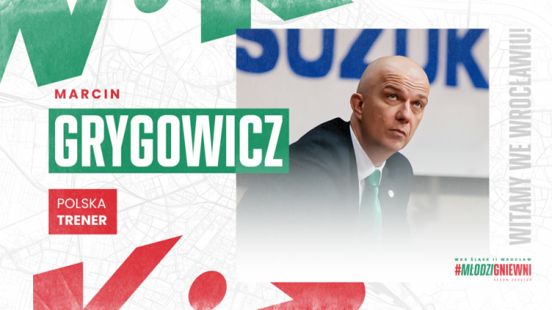 Marcin Grygowicz wraca do Wrocławia - fot. wks-slask.eu