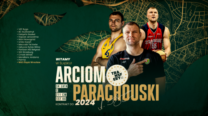 Arciom Parachouski dołączył do Śląska Wrocław - fot. wks-slask.eu