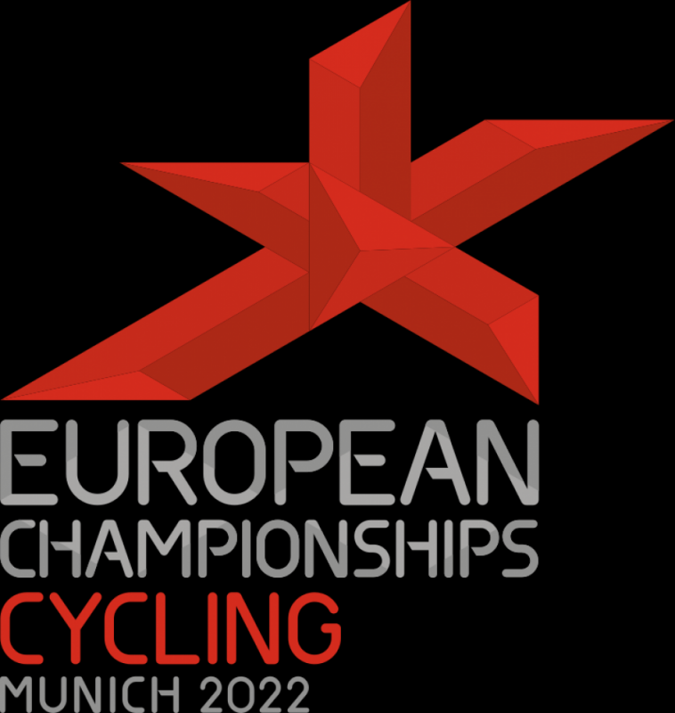 Dolnośląscy kolarze w mistrzostwach Europy w Monachium - logo mistrzostw Europy w kolarstwie