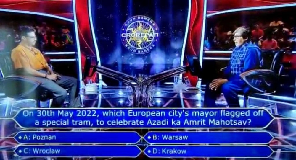 Wrocław zadebiutował w indyjskich Milionerach - fot. Kartikey Johri - Konsul Honorowy Republiki Indii