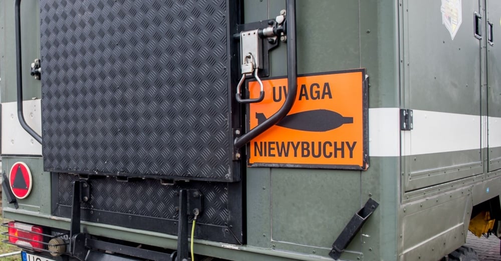Ewakuacja dwóch podzgorzeleckich miejscowości - powodem niewybuch - fot. RW