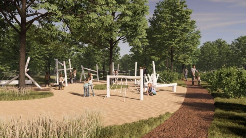 Wrocławski Park Szczytnicki będzie większy - Ogrody Szczytnickie - wizualizacja koncepcji projektowej/Pracownia 3XA