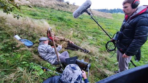 Mieszkańcy małego Świdnika kręcą film na podstawie tekstu noblistki Olgi Tokarczuk - 1