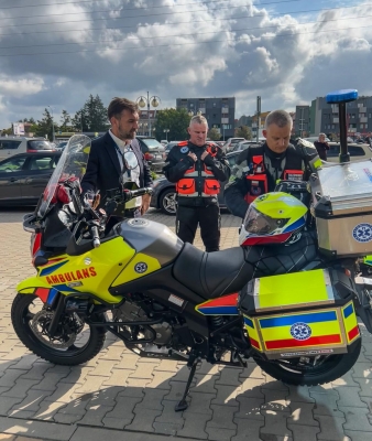 Na wrocławskich ulicach pojawili się ratownicy na motocyklach - 0