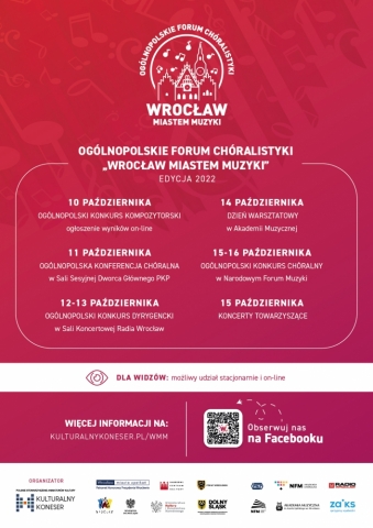 Og&oacute;lnopolskie Forum Ch&oacute;ralistyki &bdquo;Wrocław Miastem Muzyki&rdquo;