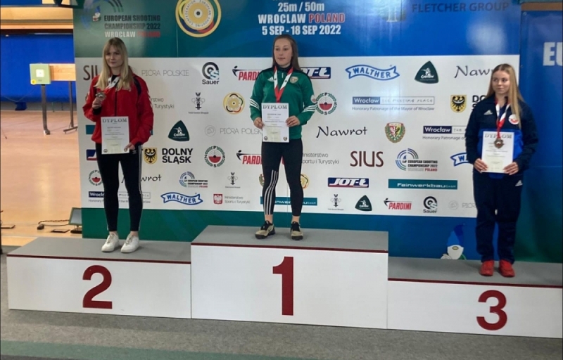 MP w strzelectwie we Wrocławiu: Rekord Polski Natalii Kochańskiej - fot. Polski Związek Strzelectwa Sportowego