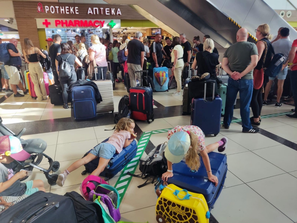 Turyści z Wrocławia utknęli na tureckim lotnisku - fot. nadesłane
