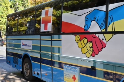 MPK Wrocław przekazało Ukrainie „medyczny autokar”