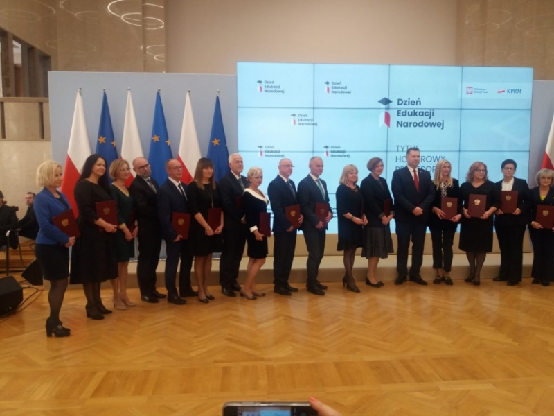 Wyróżnieni nauczyciele z Dolnego śląska - fot. mat. prasowe