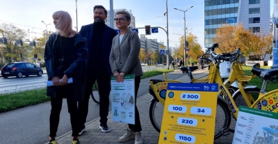 Ruch rowerowy we Wrocławiu wzr&oacute;sł o kilkanaście procent