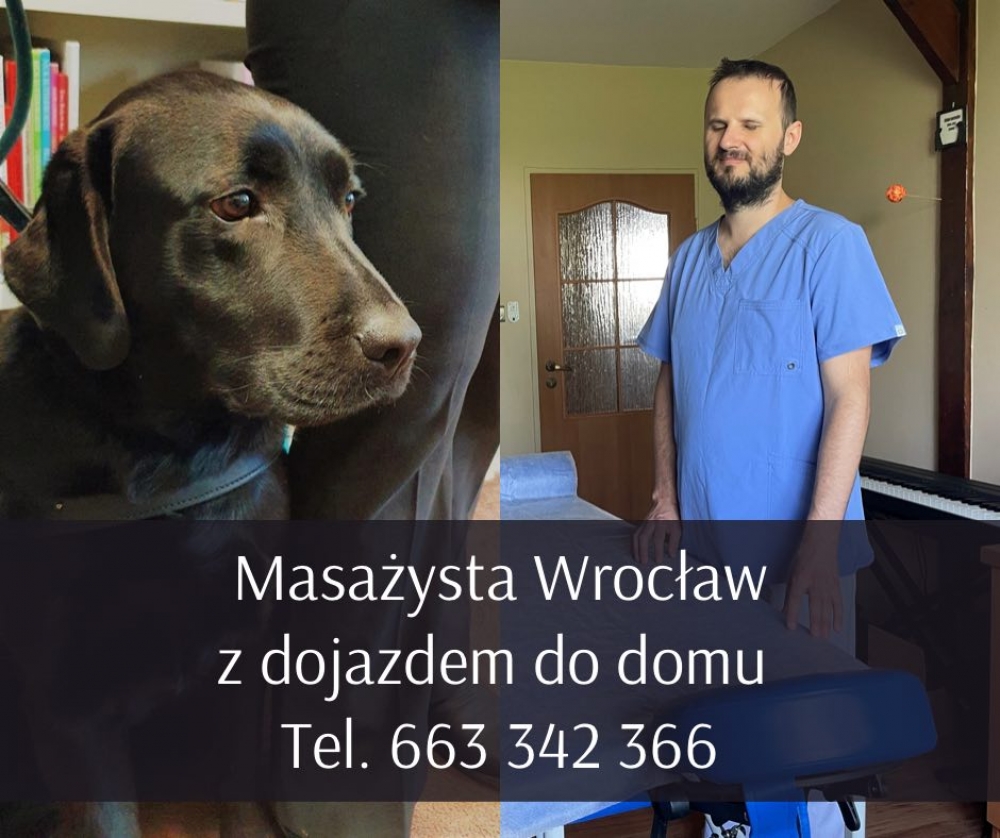 Masaż w zamian za wsparcie w leczeniu psa przewodnika. Niewidomy masażysta prosi o pomoc - fot: Witold Strugała