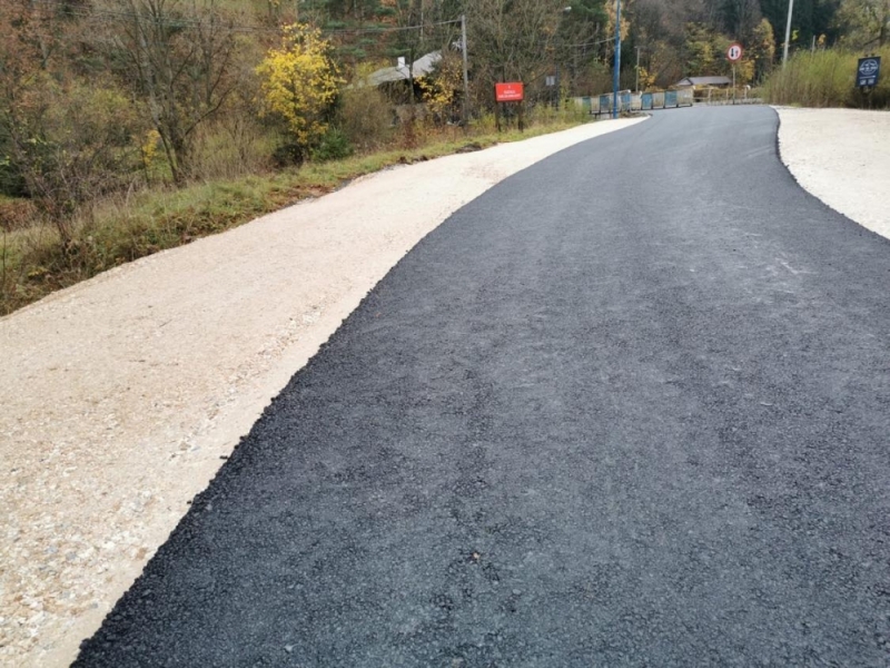 Trwa remont drogi powiatowej do Bielic w gminie Stronie Śląskie - fot. Starostwo Powiatowe w Kłodzku