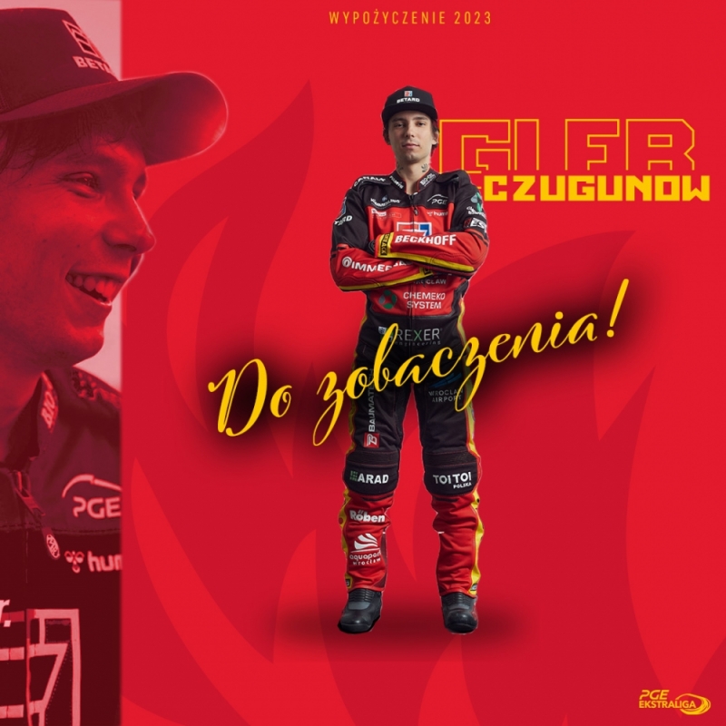 Gleb Czugunow w przyszłym sezonie nie pojedzie w Sparcie - fot. WTS Sparta Wrocław Facebook