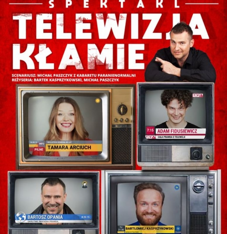 Telewizja Kłamie - spektakl teatralny - fot. mat. prasowe