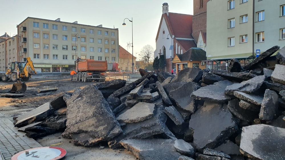 Rusza kolejna modernizacja oławskiego rynku - fot. Gmina Oława