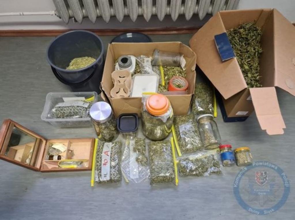 Areszt dla mężczyzny, który miał 3 kilogramy marihuany - fot. Policja