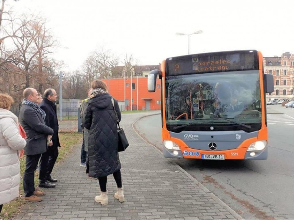 Goerlitz – Zgorzelec. Wspólna linia autobusowa  - Fot: Burmistrz Zgorzelca Rafał Gronicz
