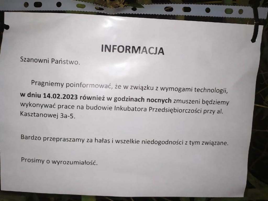 Budują w nocy – sąsiedzi powstającej inwestycji mają dość - Fot: Użyczone
