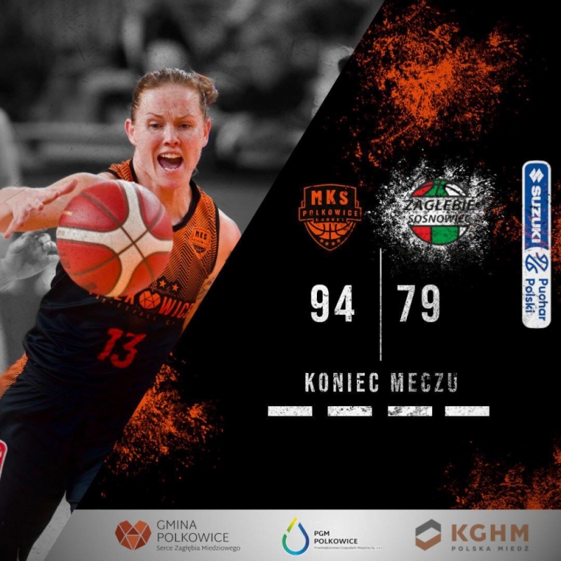 BC Polkowice w finale turnieju o Puchar Polski - fot. BC Polkowice Facebook