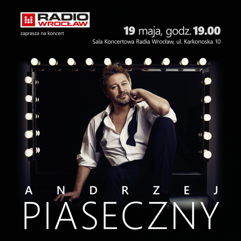 Andrzej Piaseczny – koncert akustyczny w Radiu Wrocław - fot: materiały prasowe