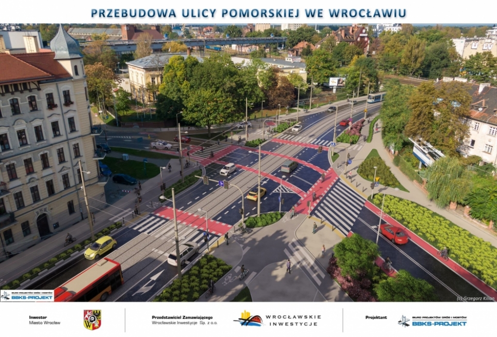 Od weekendu spore zmiany w ruchu na wrocławskim Nadodrzu - fot. Wrocławskie Inwestycje