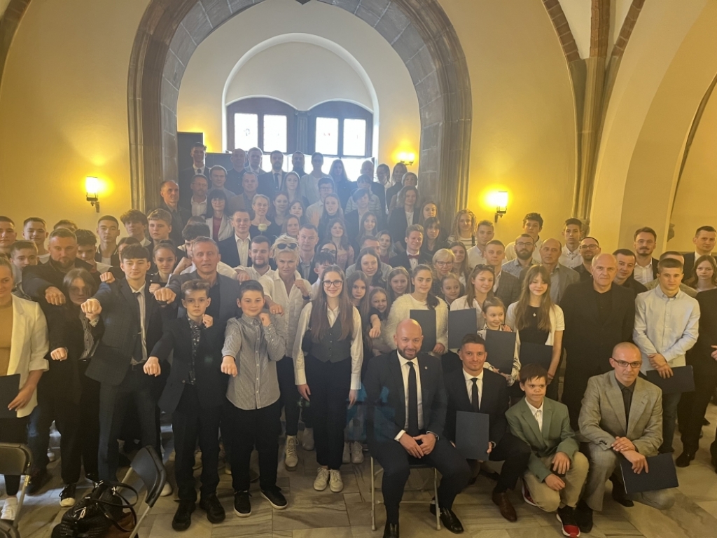 Prezydent Wrocławia rozdał nagrody sportowcom i trenerom - fot. Joanna Jaros