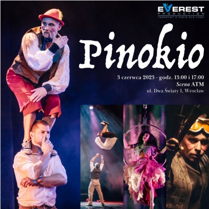 Akrobatyczne widowisko familijne „Pinokio” już 3 czerwca we Wrocławiu! - fot. mat. prasowe