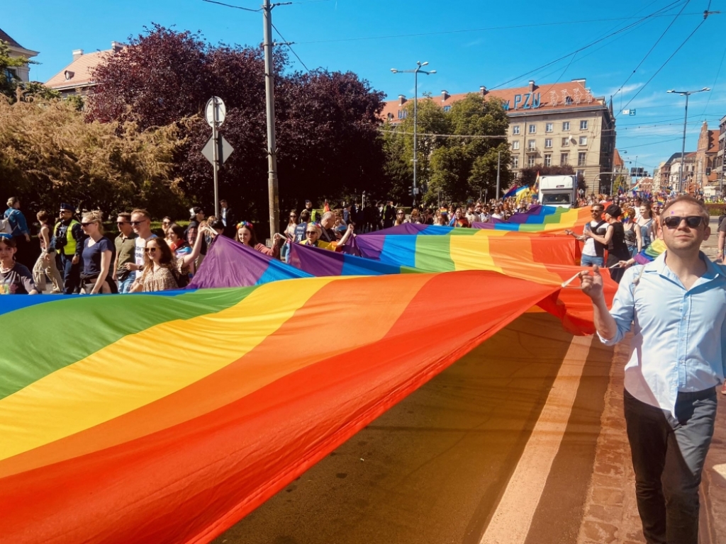 Marsz Równości na ulicach Wrocławia [FOTO] - Fot: Martyna Czerwińska