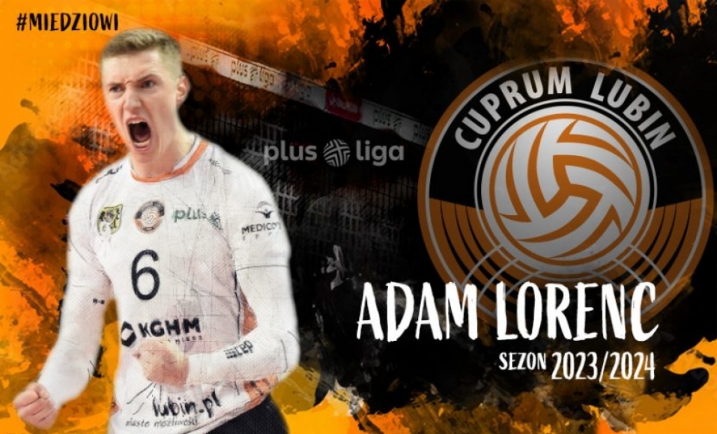 Adam Lorenc zostaje w Cuprum Lubin - fot. ks.cuprum.pl