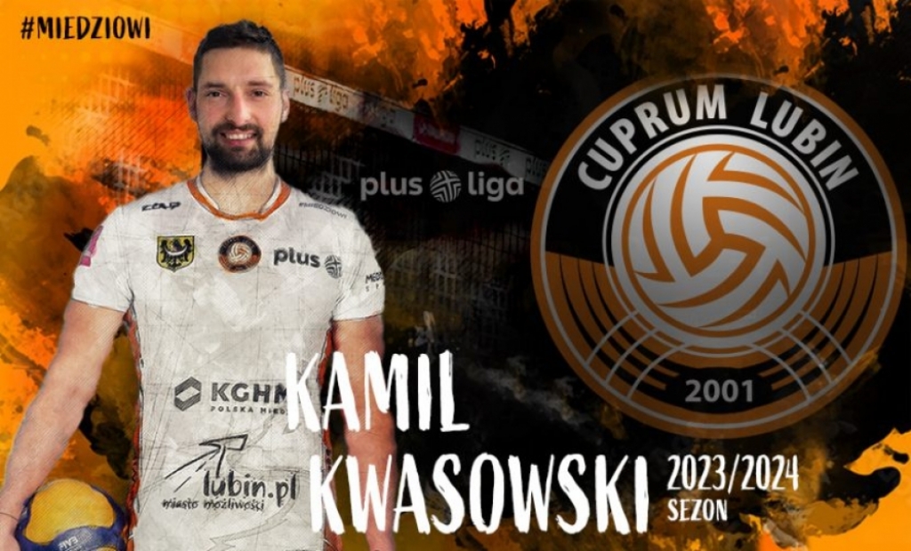 Siatkarski klub z Lubina ma nowego przyjmującego - fot. ks.cuprum.pl