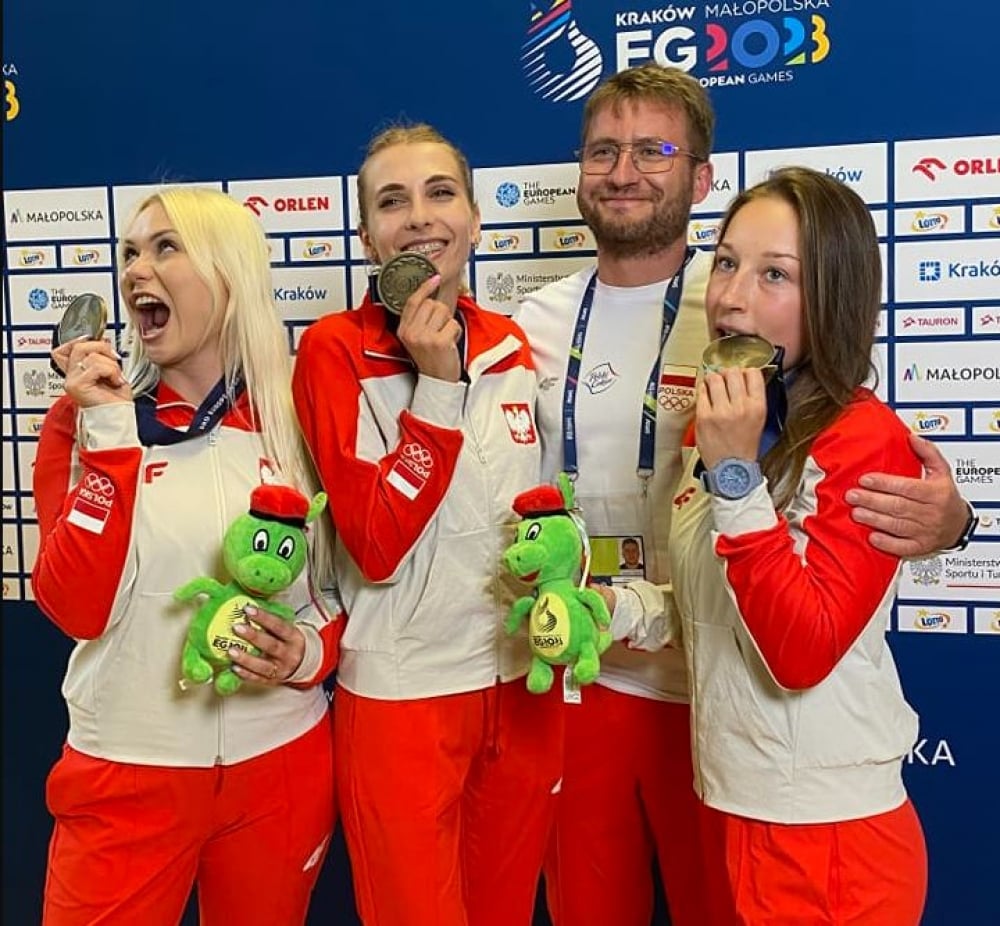 Zawodniczka Śląska Wrocław z brązowym medalem Igrzysk Europejskich - fot. Polski Związek Strzelectwa Sportowego Facebook