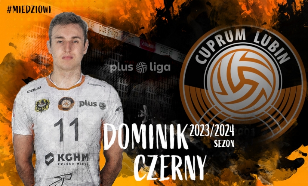 Dominik Czerny zostaje w Cuprum Lubin - fot. ks.cuprum.pl