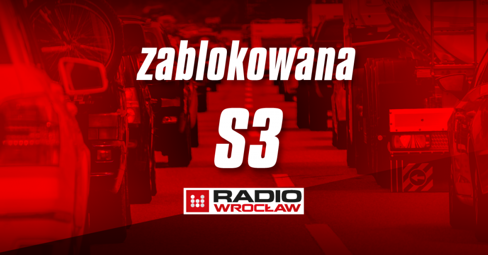 Dwa wypadki na S3 k. Legnicy - fot. Radio Wrocław