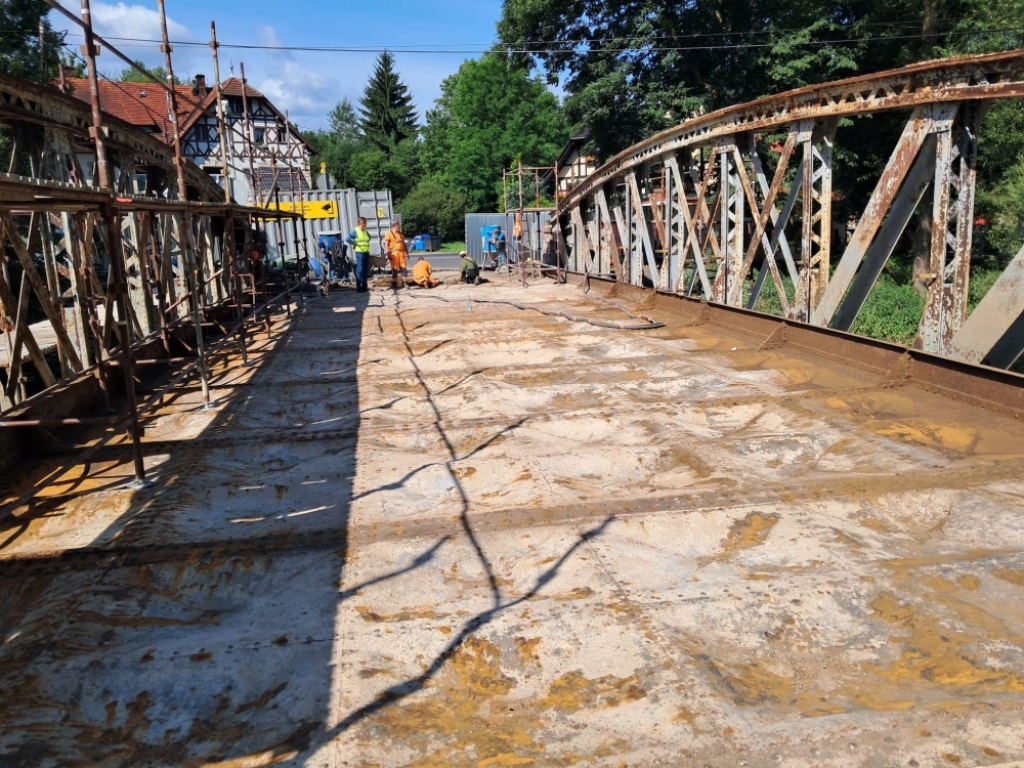 Most w Barcinku poszedł do remontu - Fot: Powiat Karkonoski
