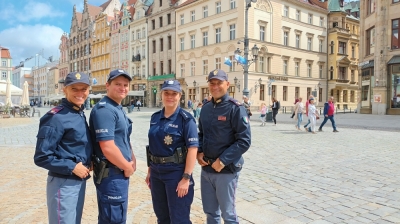 Włoscy policjanci zadbają o bezpieczeństwo wrocławian