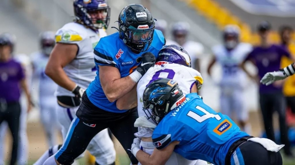 Futboliści Panthers Wrocław słabsi od mistrzów Europy  - fot. materiały prasowe/Panthers Wrocław