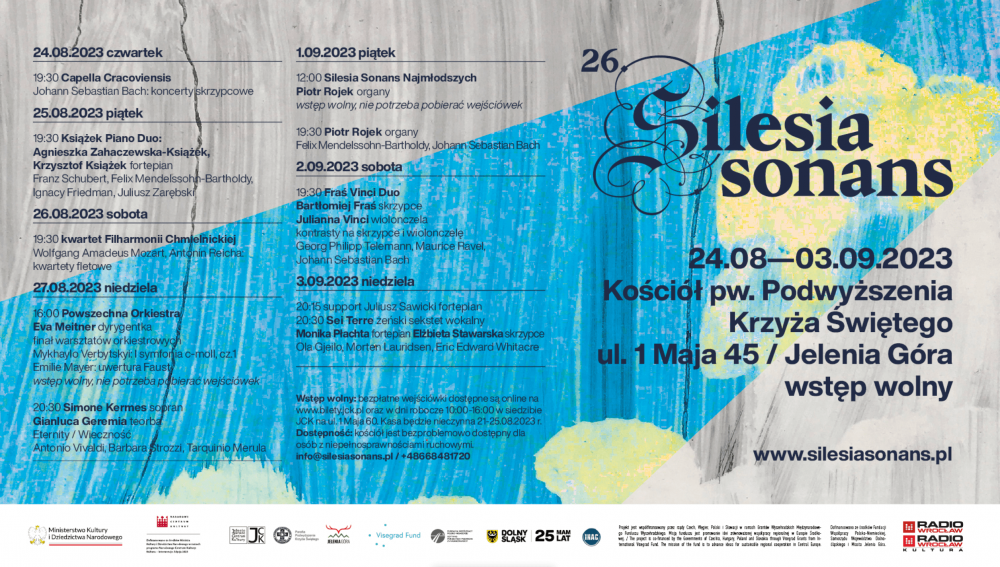  26. Festiwal Silesia Sonans w Jeleniej Górze  - fot. materiały promocyjne
