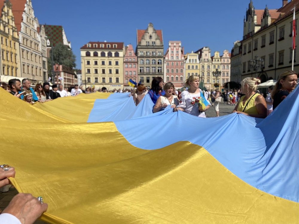 Ukraina świętuje we Wrocławiu Dzień Niepodległości - fot. Martyna Czerwińska