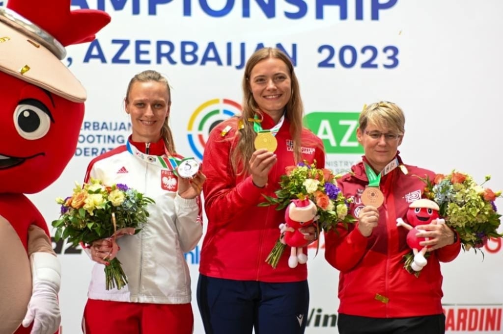 Zawodniczka Śląska Wrocław z drugim medalem na MŚ - fot. Polski Związek Strzelectwa Sportowego