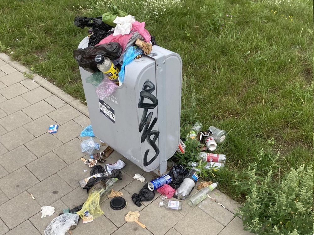 Mieszkańcy wrocławskiego Jagodna: Toniemy w śmieciach - fot. Martyna Czerwińska