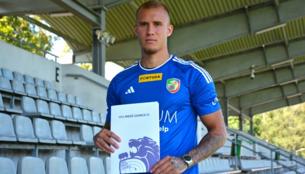 Ruben Hoogenhout na dłużej w Miedzi - fot. miedzlegnica.eu