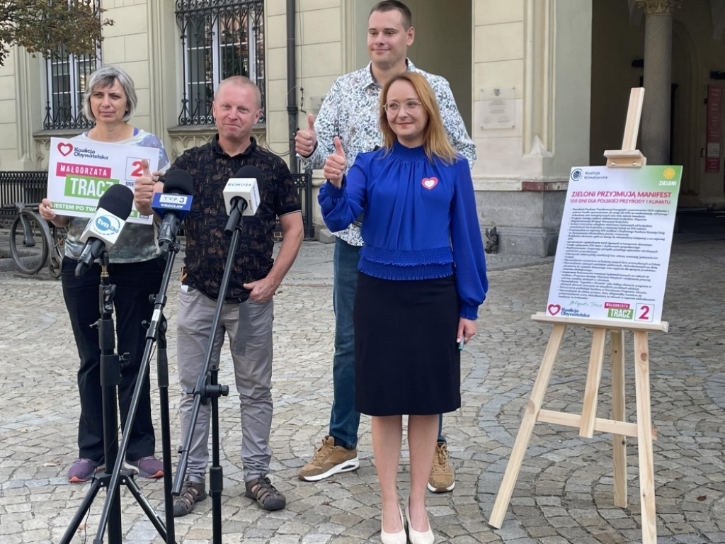 Partia Zieloni podpisała Manifest Klimatyczny - fot. Ida Górska