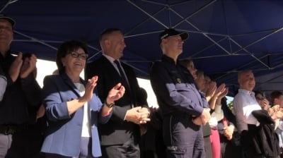 Nowy posterunek w Męcince. Marszałek Sejmu: Chcemy, żeby policjanci pracowali w godnych warunkach