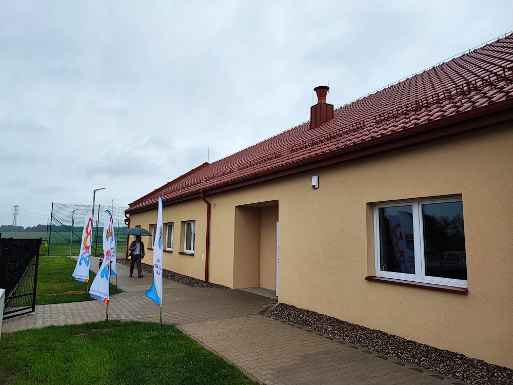 Nowa świetlica i obiekt sportowy już gotowe, a to nie koniec inwestycji w gminie Legnickie Pole - fot. Karolina Bieniek
