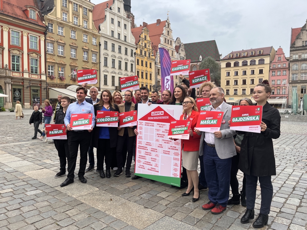 Dolnośląska Nowa Lewica podsumowała swój program wyborczy - fot. Joanna Jaros