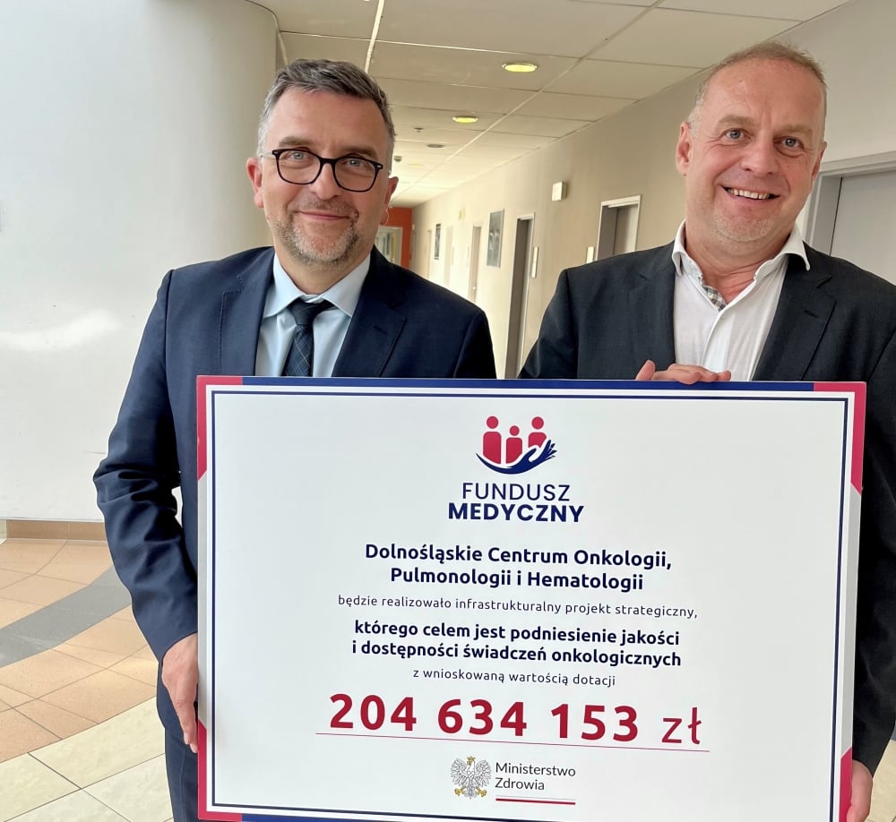 Dwa wrocławskie szpitale otrzymały prawie 400 milionów złotych - fot. materiały prasowe