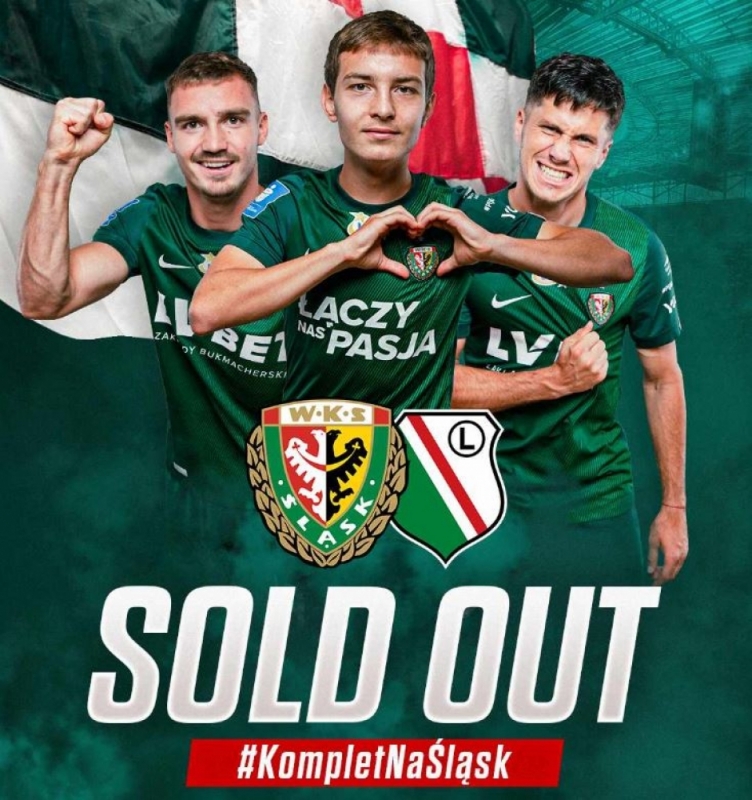 Będzie rekord frekwencji na meczu we Wrocławiu - fot. slaskwroclaw.pl